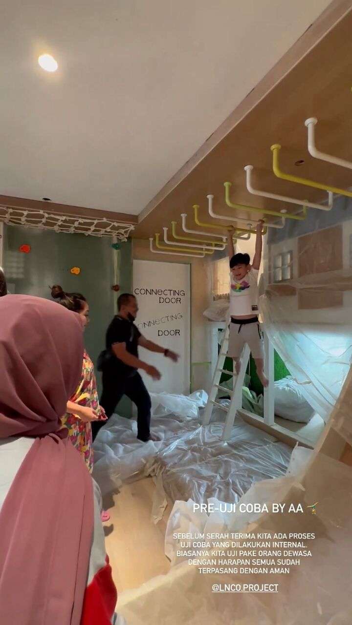 10 Potret Kamar Rafathar & Rayyanza di Rumah Baru, Super Keren, Ada Playground Pribadi Bak Miniatur Dufan!