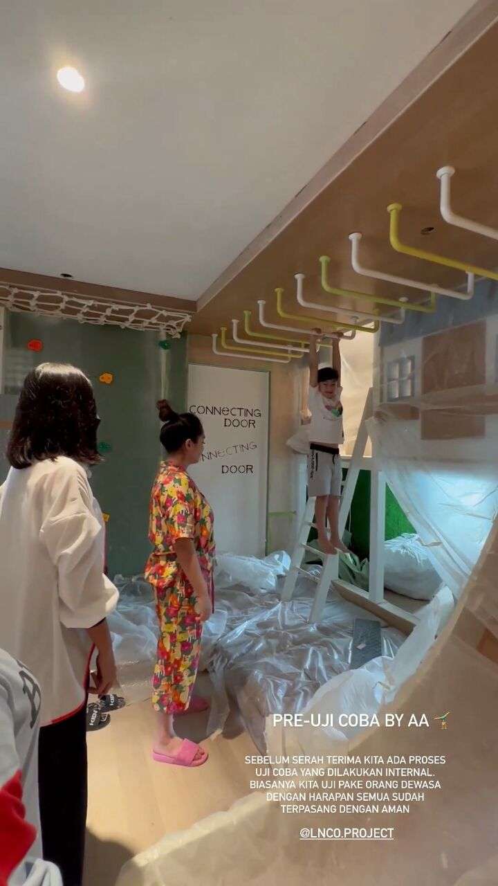 10 Potret Kamar Rafathar & Rayyanza di Rumah Baru, Super Keren, Ada Playground Pribadi Bak Miniatur Dufan!