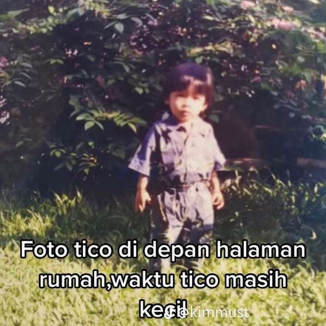 Potret Tiko Bersama Bu Eny dan Sang Ayah saat Masih Kecil, The Real Orang Kaya!