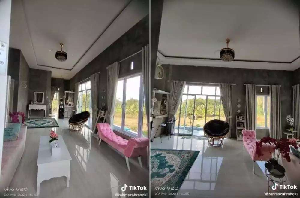 9 Potret Rumah Mewah di Tengah Sawah, Dalamnya Bak Toko IKEA, Ada Minibar & Kolam Renang!
