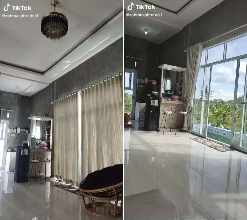 9 Potret Rumah Mewah di Tengah Sawah, Dalamnya Bak Toko IKEA, Ada Minibar & Kolam Renang!