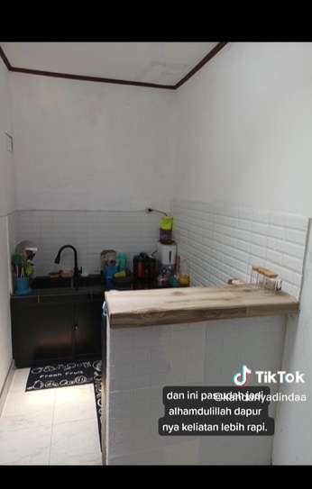 Potret Transformasi Dapur Rumah Subsidi, Dari Lahan Kosong Jadi Mini Bar Estetik!