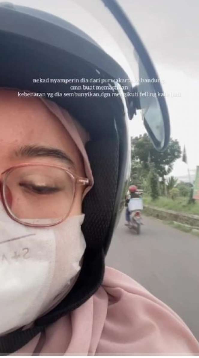 Viral Wanita Nekat Naik Motor dari Purwakarta ke Bandung, Malah Pergoki Pacar Nikahi Wanita Lain