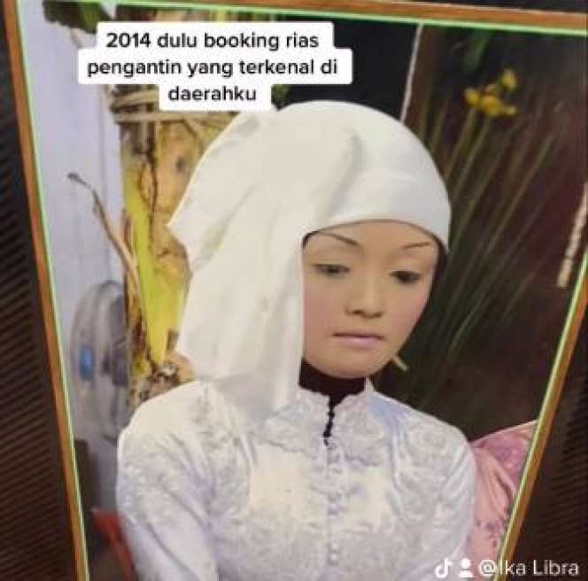 Pengantin ini Dilarang Melihat Kaca Saat di Makeup, Hasilnya Bikin Ngenes!