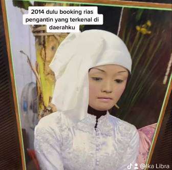Pengantin ini Dilarang Melihat Kaca Saat di Makeup, Hasilnya Bikin Ngenes!