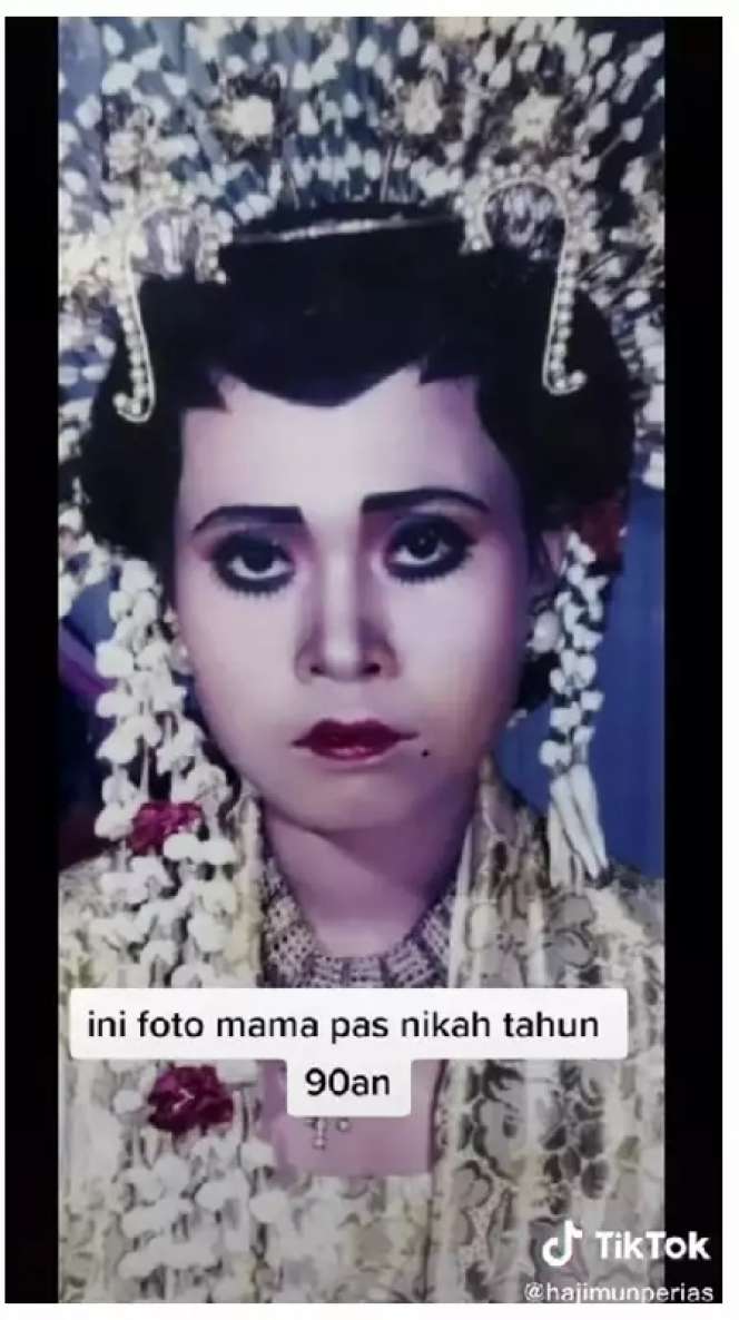 Viral Wanita Pakai Jasa Perias Pengantin Era 90-an dari Sang Ibu, Dikira Norak, Ternyata Hasilnya Bikin Takjub!