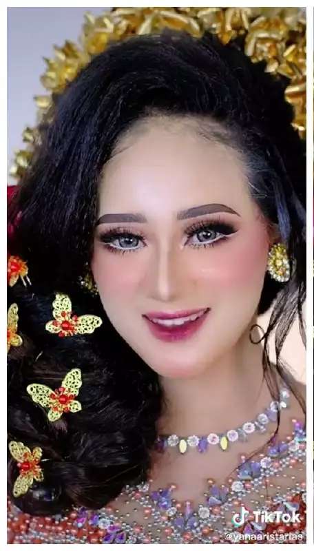 Wanita Polos Dirias MUA Jadi Pengantin Adat Bali, Malah Jadi Mirip Dinda Hauw, Bikin Pangling!