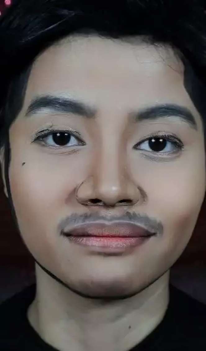 Niat Ingin Makeup Mirip Kaesang, Cewek Ini Malah Jadi Mirip Tanboy Kun, Hasilnya Bikin Takjub!