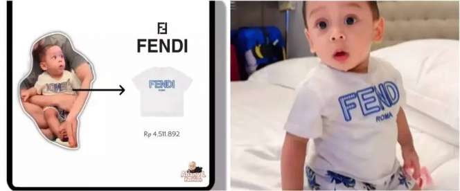 Potret Baby Leslar Anak Lesty Kejora yang Sering Pakai Outfit Mahal