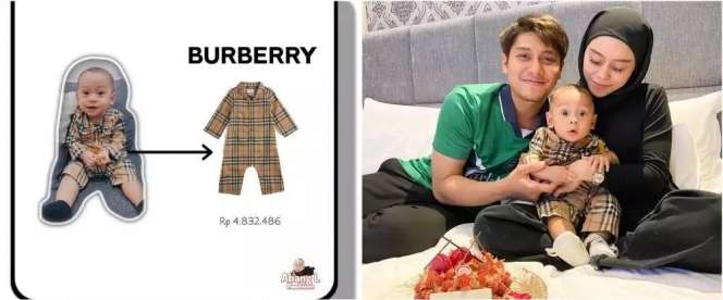 Potret Baby Leslar Anak Lesty Kejora yang Sering Pakai Outfit Mahal