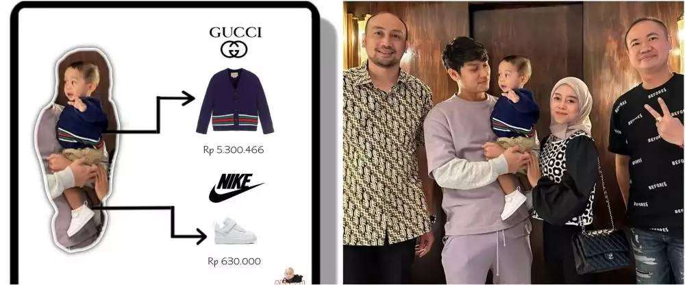Potret Baby Leslar Anak Lesty Kejora yang Sering Pakai Outfit Mahal