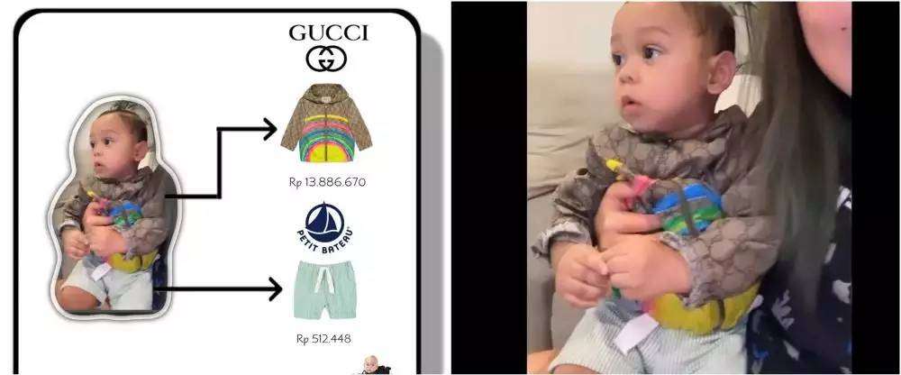 Potret Baby Leslar Anak Lesty Kejora yang Sering Pakai Outfit Mahal