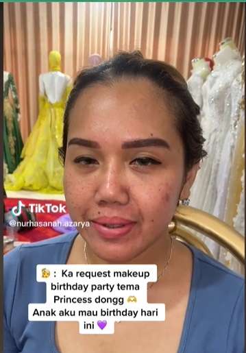 Potret Transformasi Emak-emak Dirias Bak Princes, Hasilnya Beda Banget, Bikin Pangling!