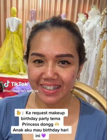 Potret Transformasi Emak-emak Dirias Bak Princes, Hasilnya Beda Banget, Bikin Pangling!