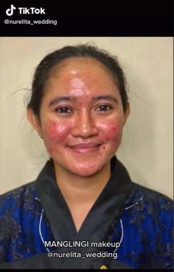 Potret Transformasi Wanita Berjerawat Dirias MUA Jadi Pengantin Jawa, Hasilnya Bikin Pangling!