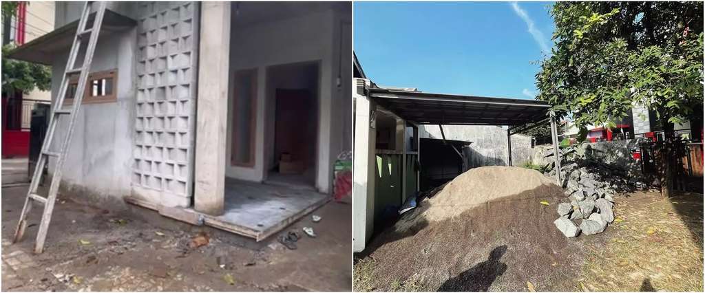 Viral Rumah Low Budget Tanpa Keramik, Cat Dinding, dan Plafon, Tapi Dalamnya Bikin Takjub!