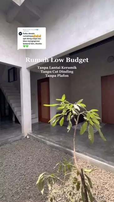 Viral Rumah Low Budget Tanpa Keramik, Cat Dinding, dan Plafon, Tapi Dalamnya Bikin Takjub!