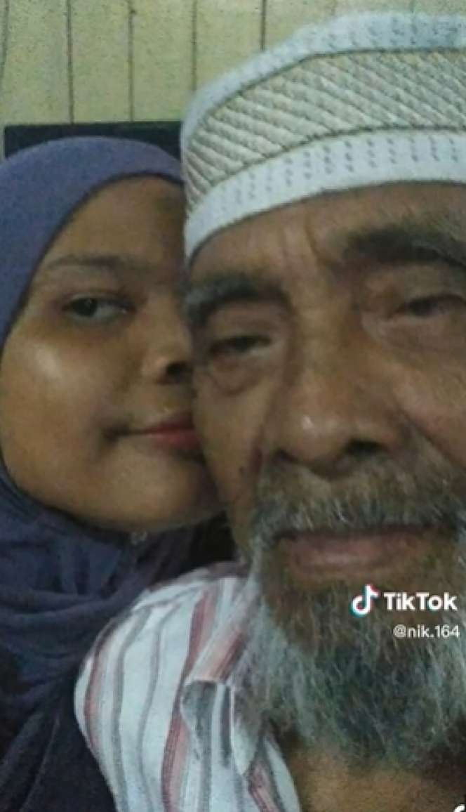 Viral Wanita 20 Tahun Sudah Dua Kali Cerai, Kini Nikahi Kakek 70 Tahun, Disebut Bak Cucunya!