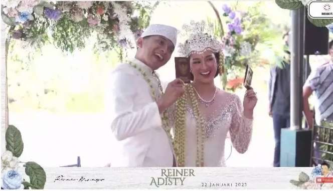 Potret Pernikahan Reiner Manopo dan Adisty Juniar, Ajang Temu Kangen Pemain Genta Buana!