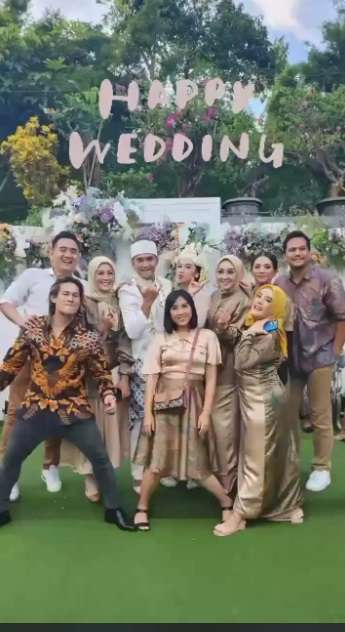 Potret Pernikahan Reiner Manopo dan Adisty Juniar, Ajang Temu Kangen Pemain Genta Buana!