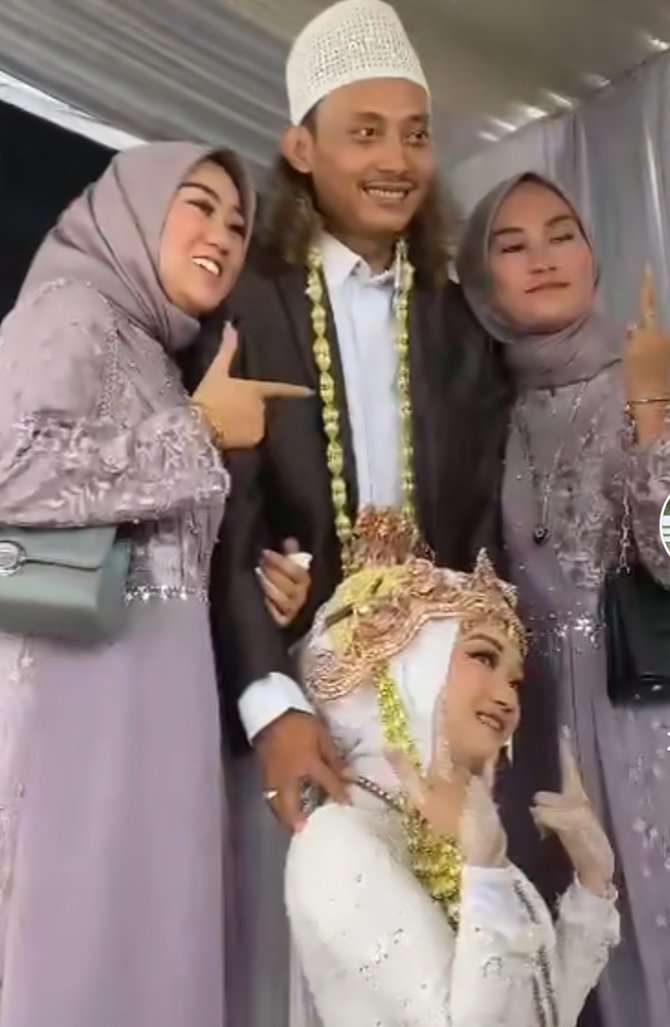 Viral Wanita Cantik Jadi Istri Ketiga, Menikah Didampingi Istri Pertama dan Kedua, Ini Faktanya!