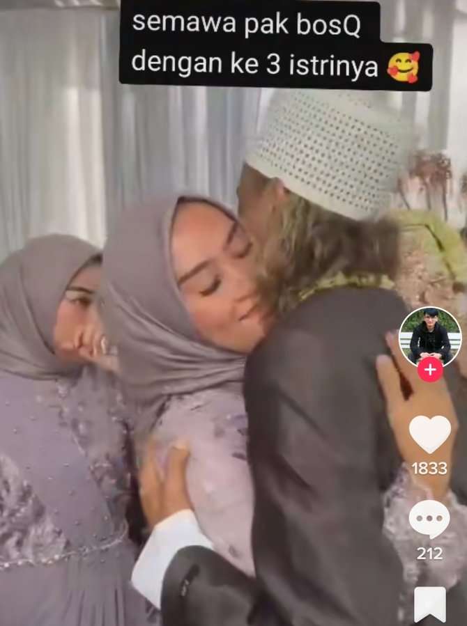 Viral Wanita Cantik Jadi Istri Ketiga, Menikah Didampingi Istri Pertama dan Kedua, Ini Faktanya!