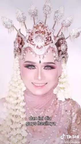 Riasan Bak Dempul, Potret Wanita Sebelum VS Sesudah Dirias Jadi Pengantin Sunda, Bikin Syok!
