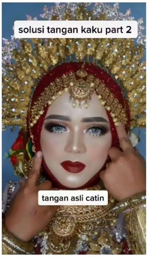 Warna Kulit Tangan & Wajah Pengantin Beda, MUA Ini Bongkar Trik di Luar Dugaan, Auto Tercengang!