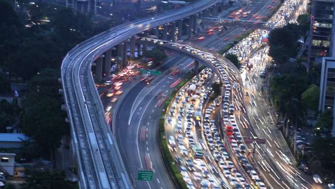FOTO: Tahun 2023 Jumlah Kendaraan di Indonesia Lebih Setengah Populasi Warga