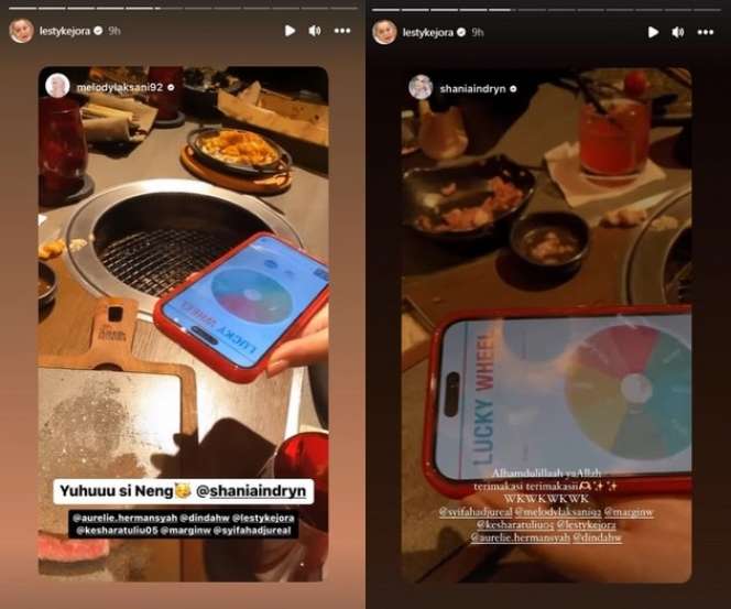 Potret Tawa Lepas Lesti Kejora Arisan Bareng Sahabat, Netizen Bandingkan Berbeda 360 Derajat saat Bersama Rizky Billar