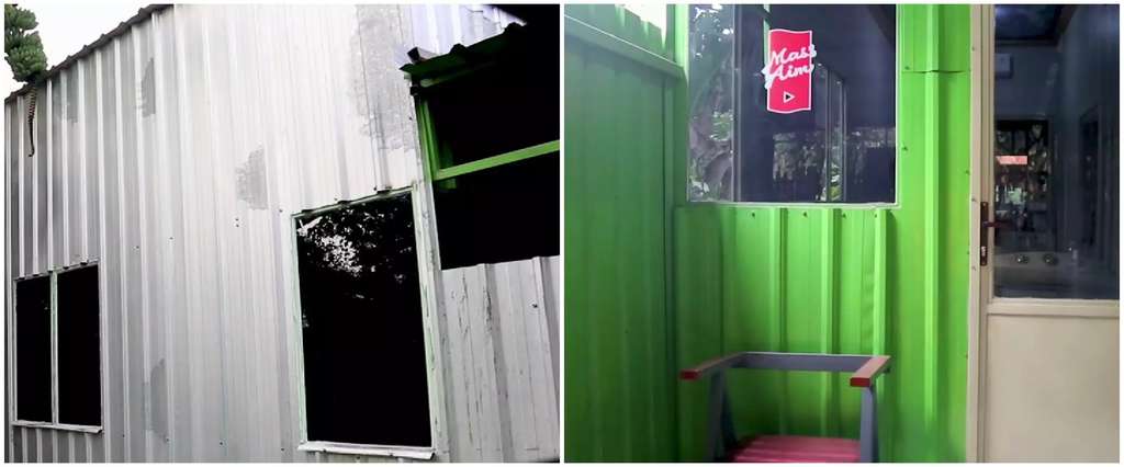 Dari Luar Seperti Gudang Kumuh, Rumah Seng Ini Dalamnya Super Keren, Lihat Potretnya Bikin Takjub