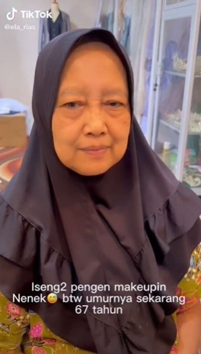 Viral Nenek 67 Tahun Dirias MUA, Hasilnya Bak Gadis Usia 20-an, Berondong Auto Naksir!