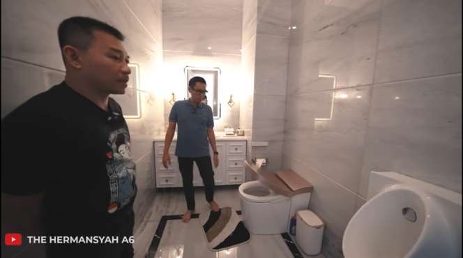Potret Kamar Mandi di Rumah Mewah Eko Patrio, Fasilitasnya Super Canggih!