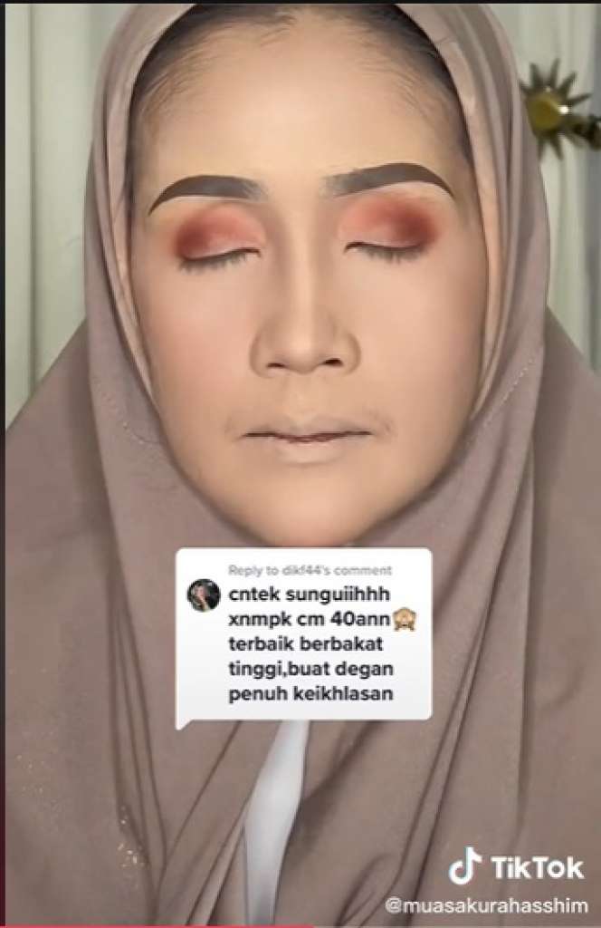 Potret Transformasi Pengantin Usia 40 Tahun Dirias MUA, Hasilnya Beda Banget, Jadi 20 Tahun Lebih Muda!