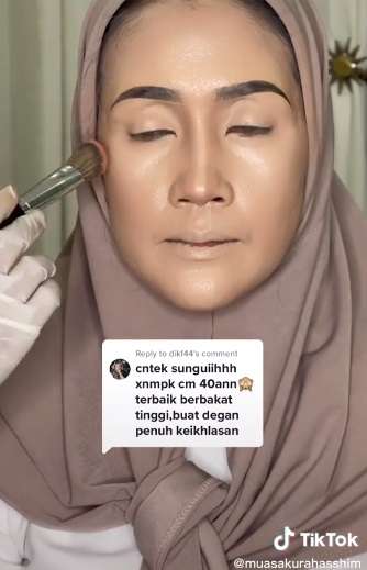 Potret Transformasi Pengantin Usia 40 Tahun Dirias MUA, Hasilnya Beda Banget, Jadi 20 Tahun Lebih Muda!