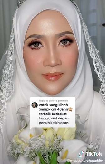 Potret Transformasi Pengantin Usia 40 Tahun Dirias MUA, Hasilnya Beda Banget, Jadi 20 Tahun Lebih Muda!