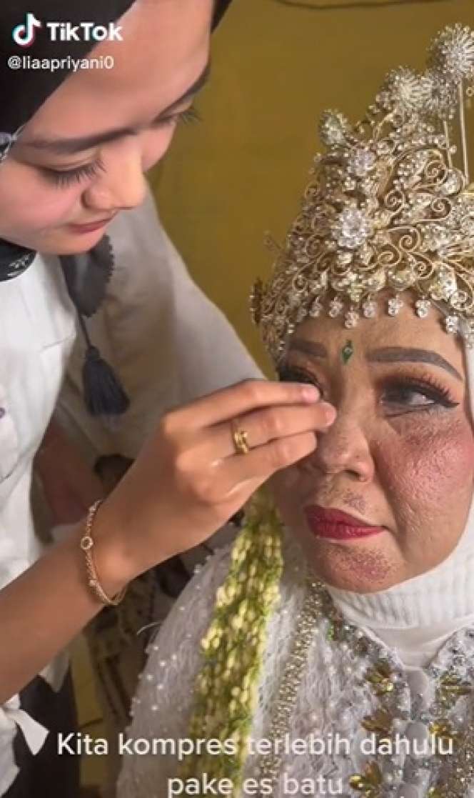 Makeup Pengantin Wanita Sunda Rusak Gegara Perawatan, MUA Rias Ulang dan Hasilnya Bikin Takjub