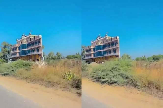 Dari Depan Megah Bak Istana, Penampakan Rumah Pinggir Jalan Ini Bikin Tepuk Jidat, Tipis Pol