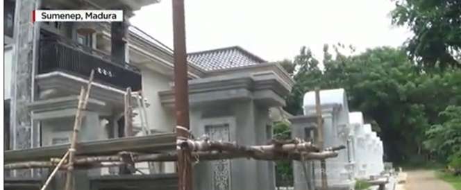 Penampakan Kampung Tajir di Madura, Rumah-Rumah Mewah Berderet Milik Pedagang Kelontong