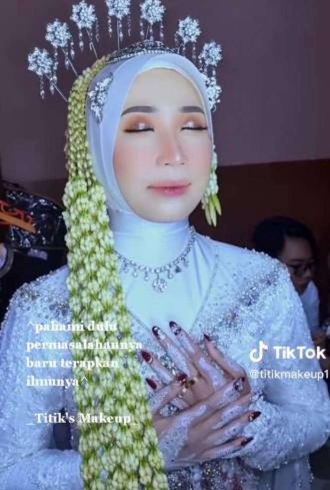 Makeup Pengantin Rusak karena Keringat, MUA Ini Buat Riasan Antilongsor 