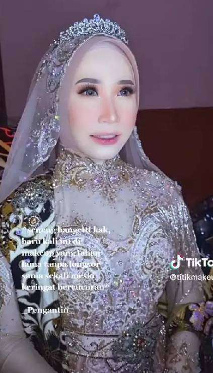 Makeup Pengantin Rusak karena Keringat, MUA Ini Buat Riasan Antilongsor 