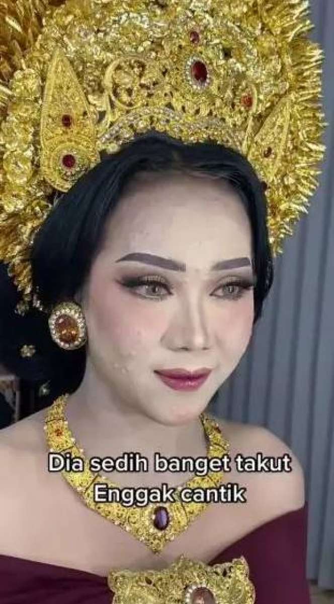 Potret Transformasi Pengantin Wanita Berjerawat Diubah MUA 'Skill Tingkat Dewa', Hasilnya Bikin Auto Melongo yang Lihat! 