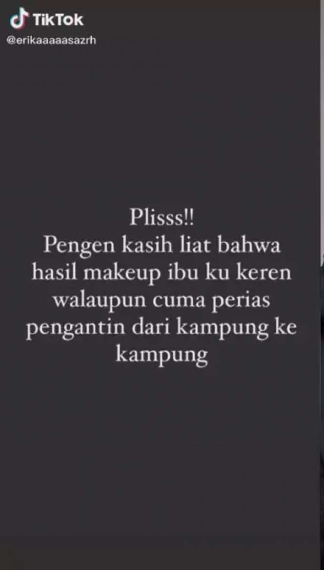 Wanita Ini Pamerkan Makeup Ibunya yang Kerja Jadi MUA Kampung, Hasilnya Ngalahin Profesional