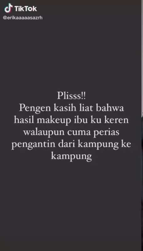 Wanita Ini Pamerkan Makeup Ibunya yang Kerja Jadi MUA Kampung, Hasilnya Ngalahin Profesional