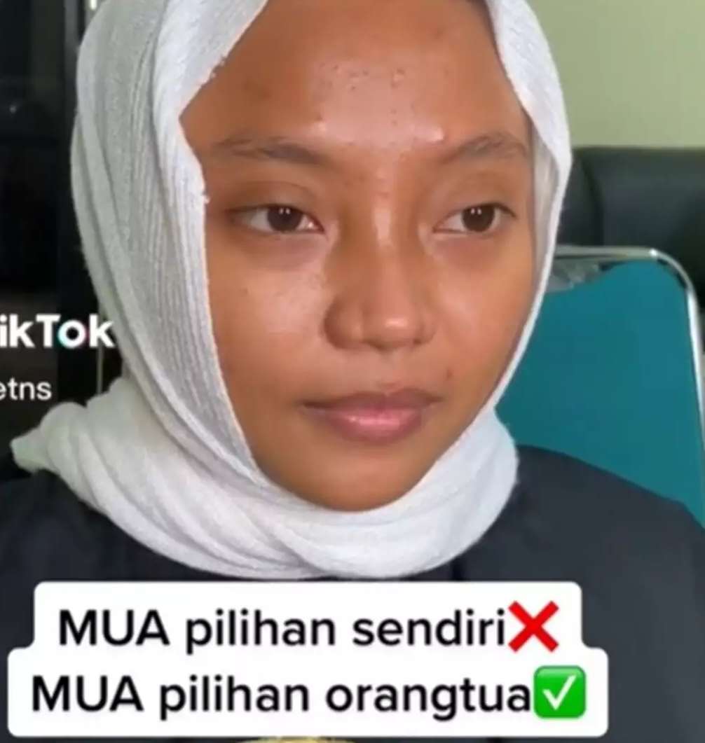 Potret Pengantin Kulit Sawo Matang Dirias MUA Pilihan Orang Tua, Hasilnya Syok di Luar Ekspektasi