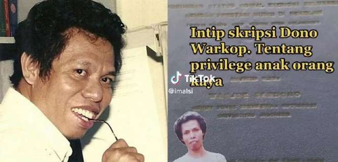 7 Potret Isi Skripsi Dono Warkop DKI yang Viral, Nama Sang Kekasih di Lembar Persembahan Jadi Sorotan