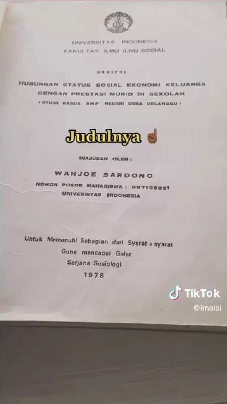 7 Potret Isi Skripsi Dono Warkop DKI yang Viral, Nama Sang Kekasih di Lembar Persembahan Jadi Sorotan