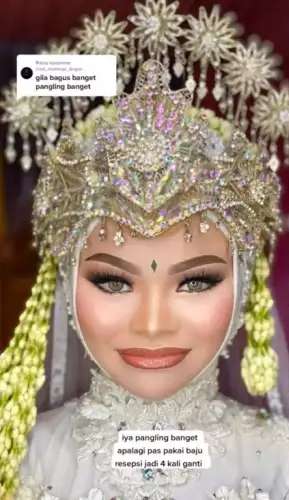 8 Transformasi Wanita dengan Kelainan Langka Albino Dirias MUA Jadi Pengantin Sunda, Hasilnya Super Unik!