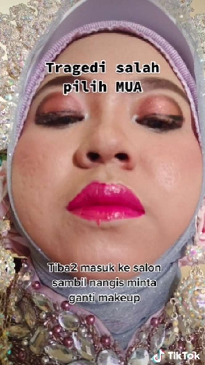 Salah Pilih MUA Saat Nikah, Pengantin Ini Putuskan Rias Ulang, Hasilnya Bak Barbie Hidup!