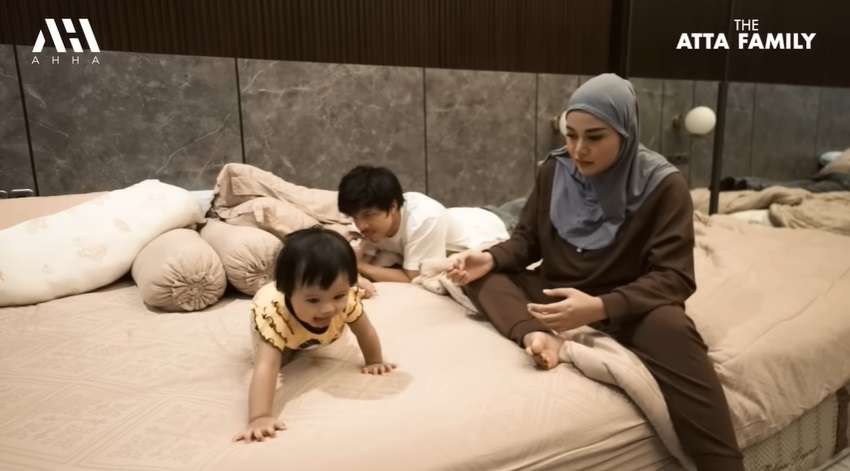 Potret Kasur Baru Atta Halilintar dan Aurel Hermansyah yang Super Lebar, Disebut Terbesar di Dunia!